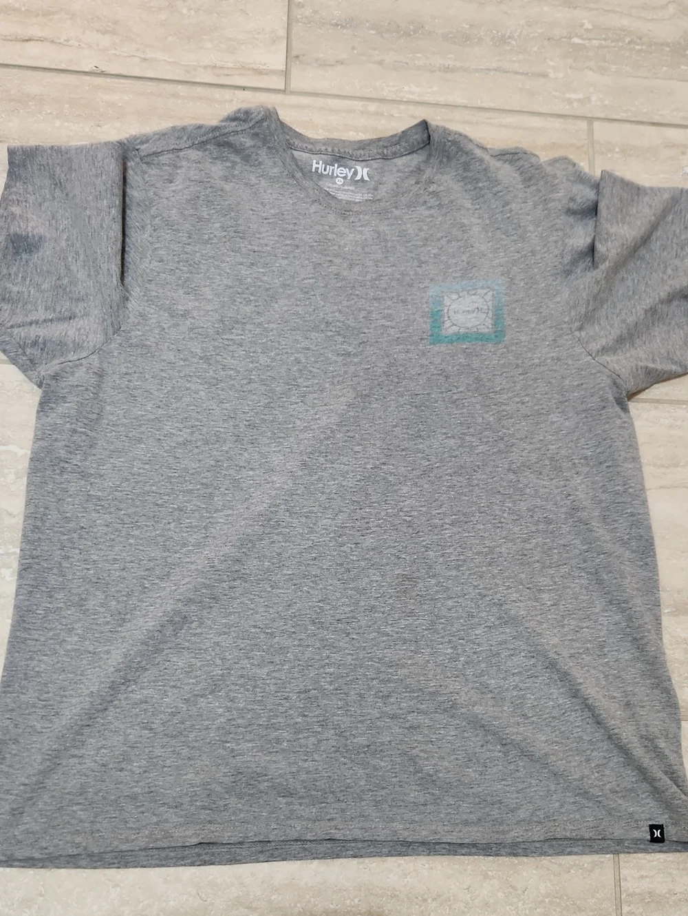2 Hurley T-Shirt Bundle Men's XL Extra Large Gray Graphic Faded Logo - Picture 7 of 11